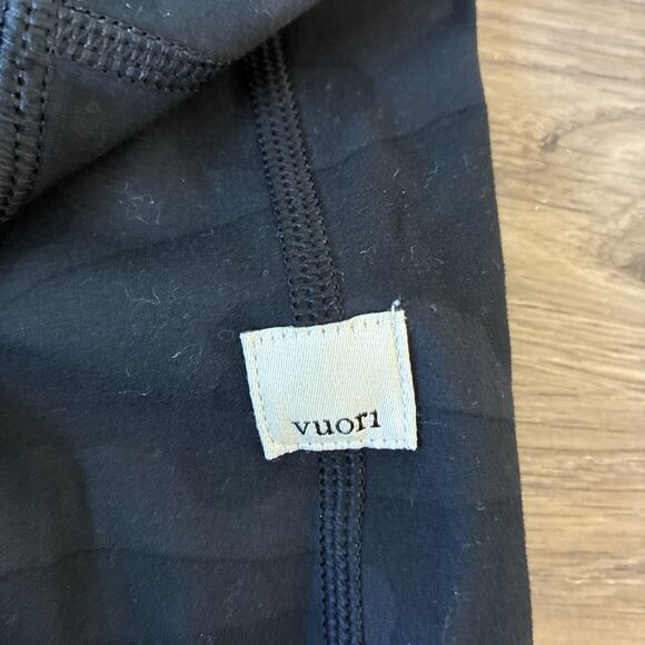 Vuori Rise And Shine Leggings, Womens Size Medium, Black Camo, Drawstring - Picture 8 of 14